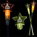 Light Up Stir Stick - Amber - Star